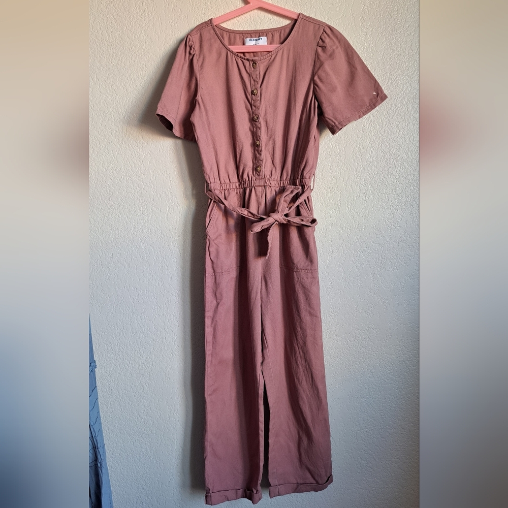 Old Navy Girls Pink Jumpsuit Size XL (14-16)